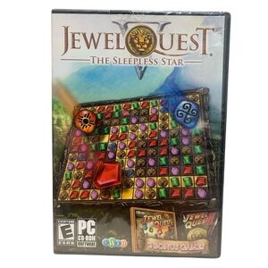 Jewel Quest The Sleepless Star 2010 Windows PC Unopened New Game